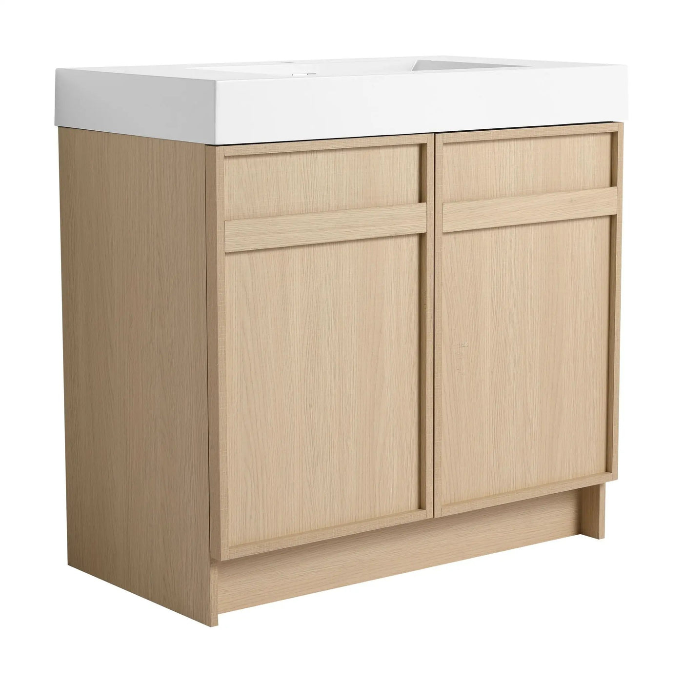 Freestanding Bathroom Vanity With Resin Sink & Soft Close Cabinet Doors by HouseOfZazla