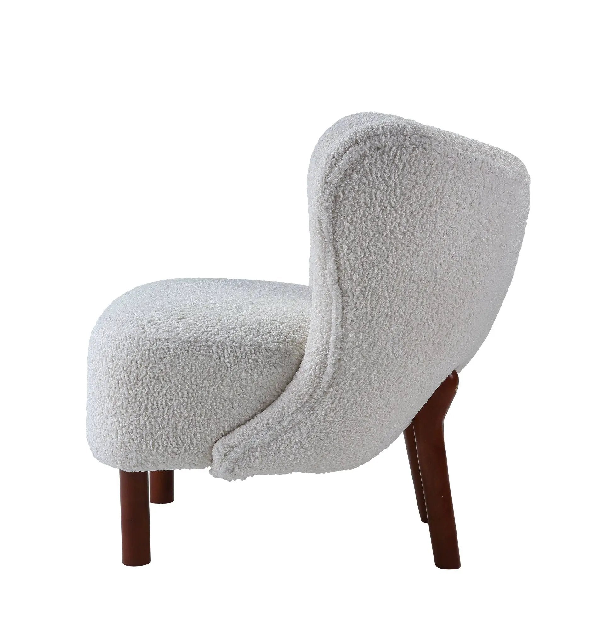 Zusud - Teddy Sherpa Accent Chair - White by Unique Piece Furniture