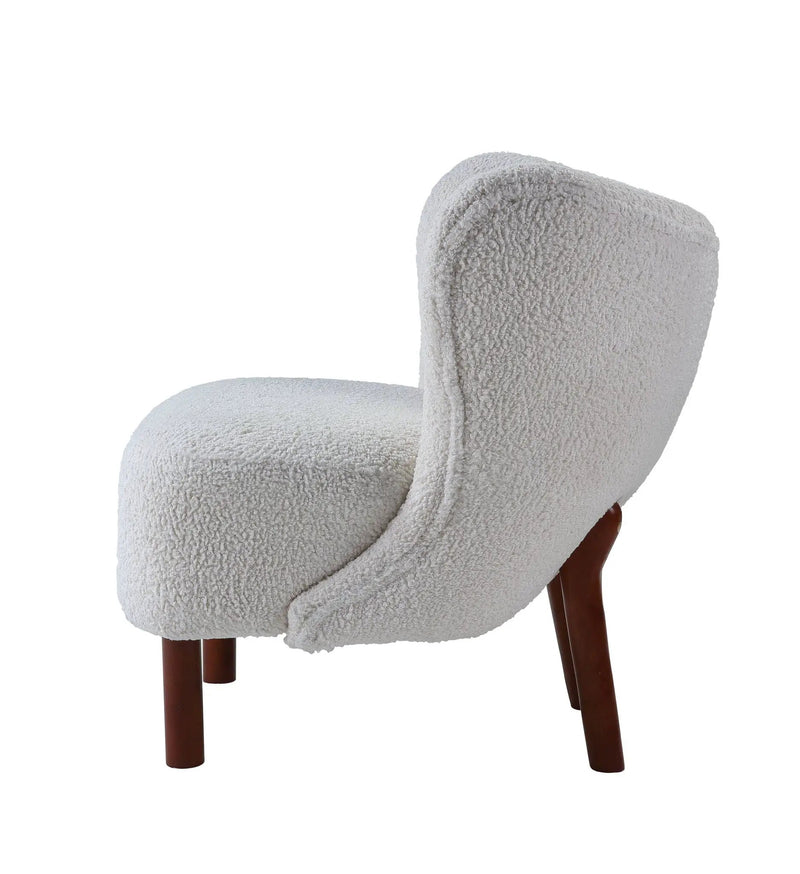 Zusud - Teddy Sherpa Accent Chair - White by Unique Piece Furniture