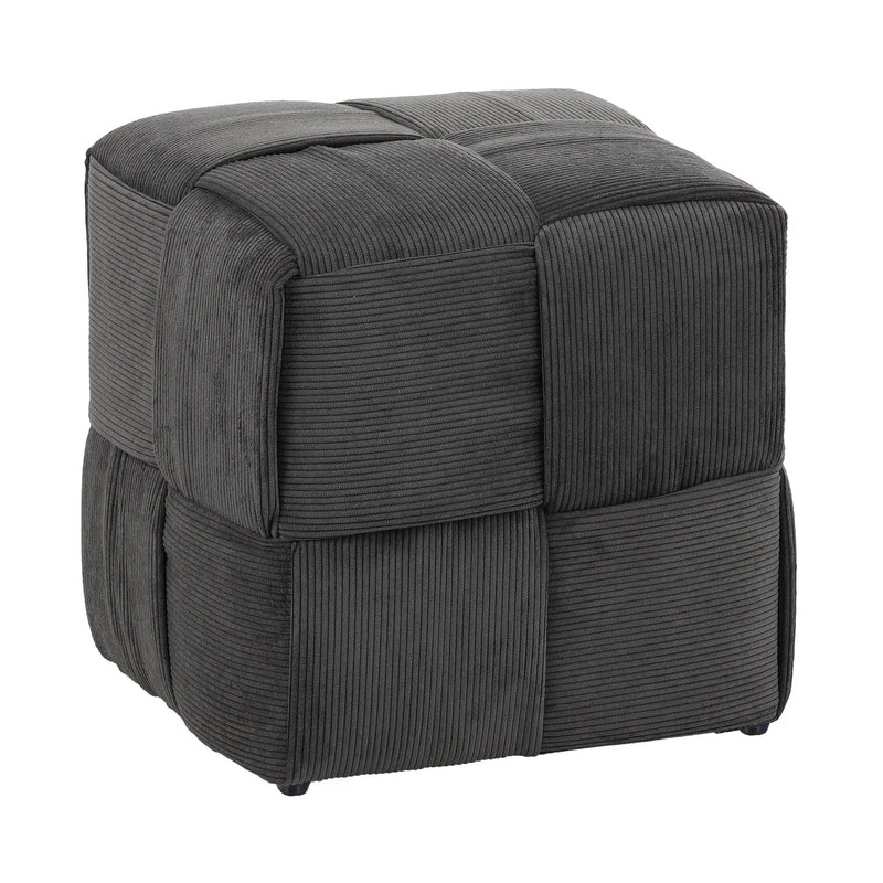 Modern Ottoman Foot Rest With Woven Design by Unique Piece Furniture
