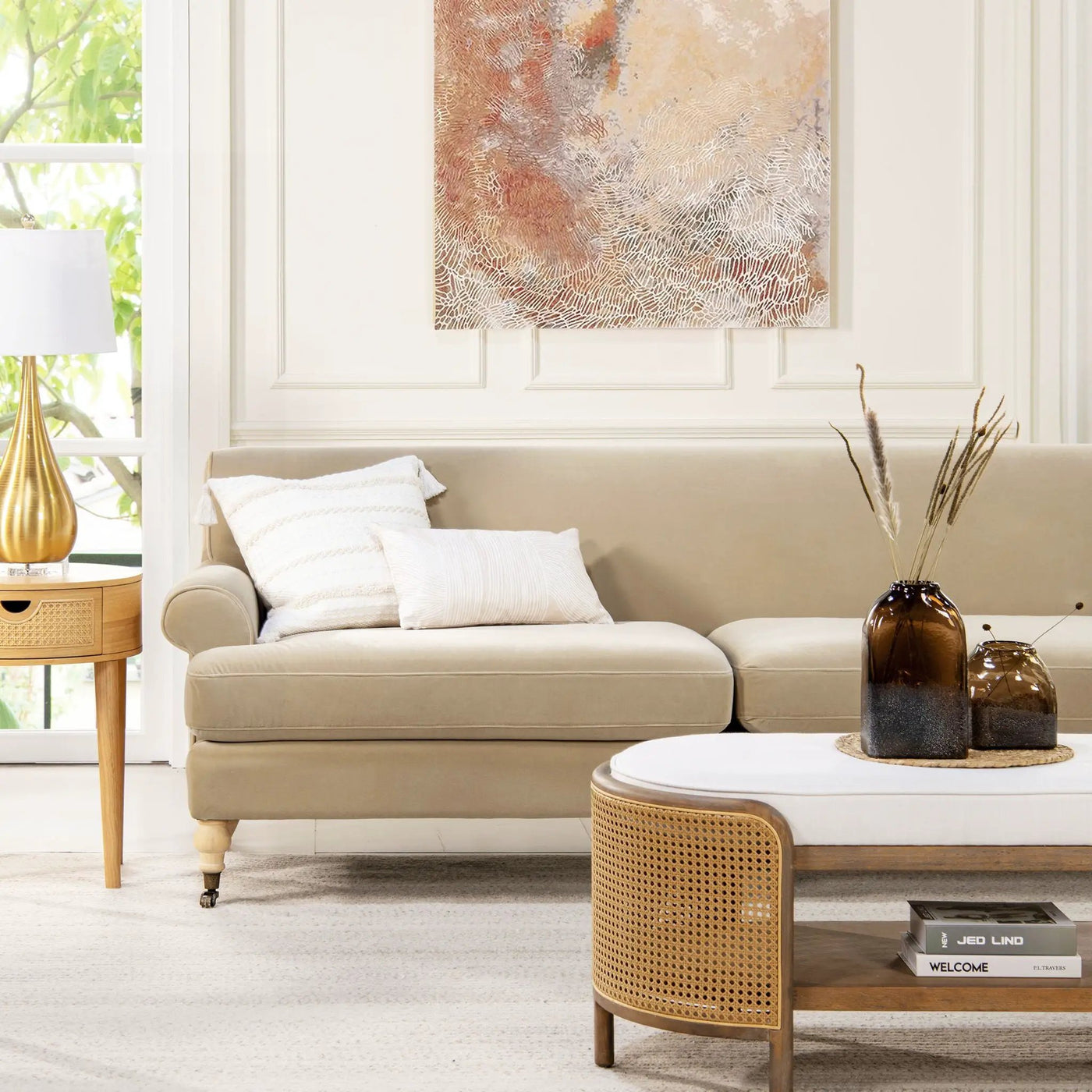Alana Lawson - Two Cushion Tightback Sofa by HouseOfZazla