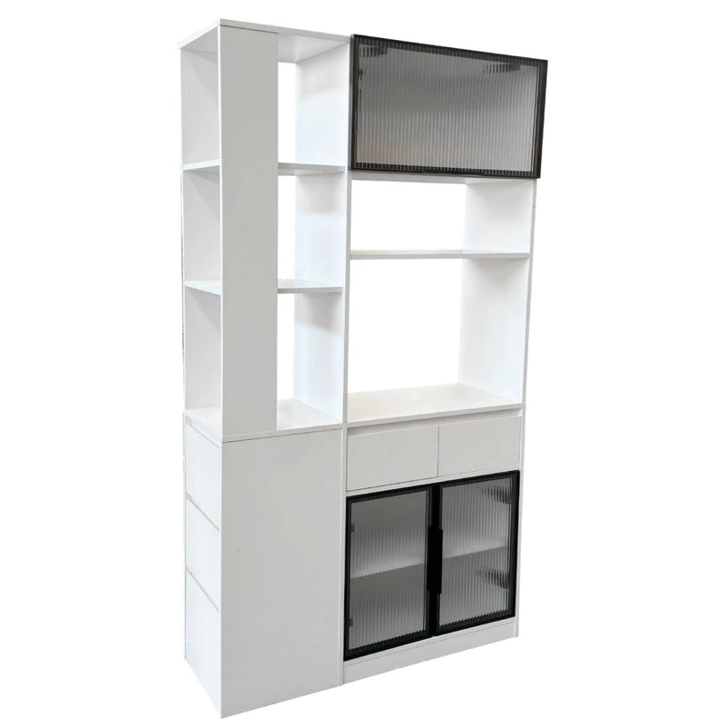 70.87"H Tall Storage Cabinet with Multi-functional Storage Space by HouseOfZazla