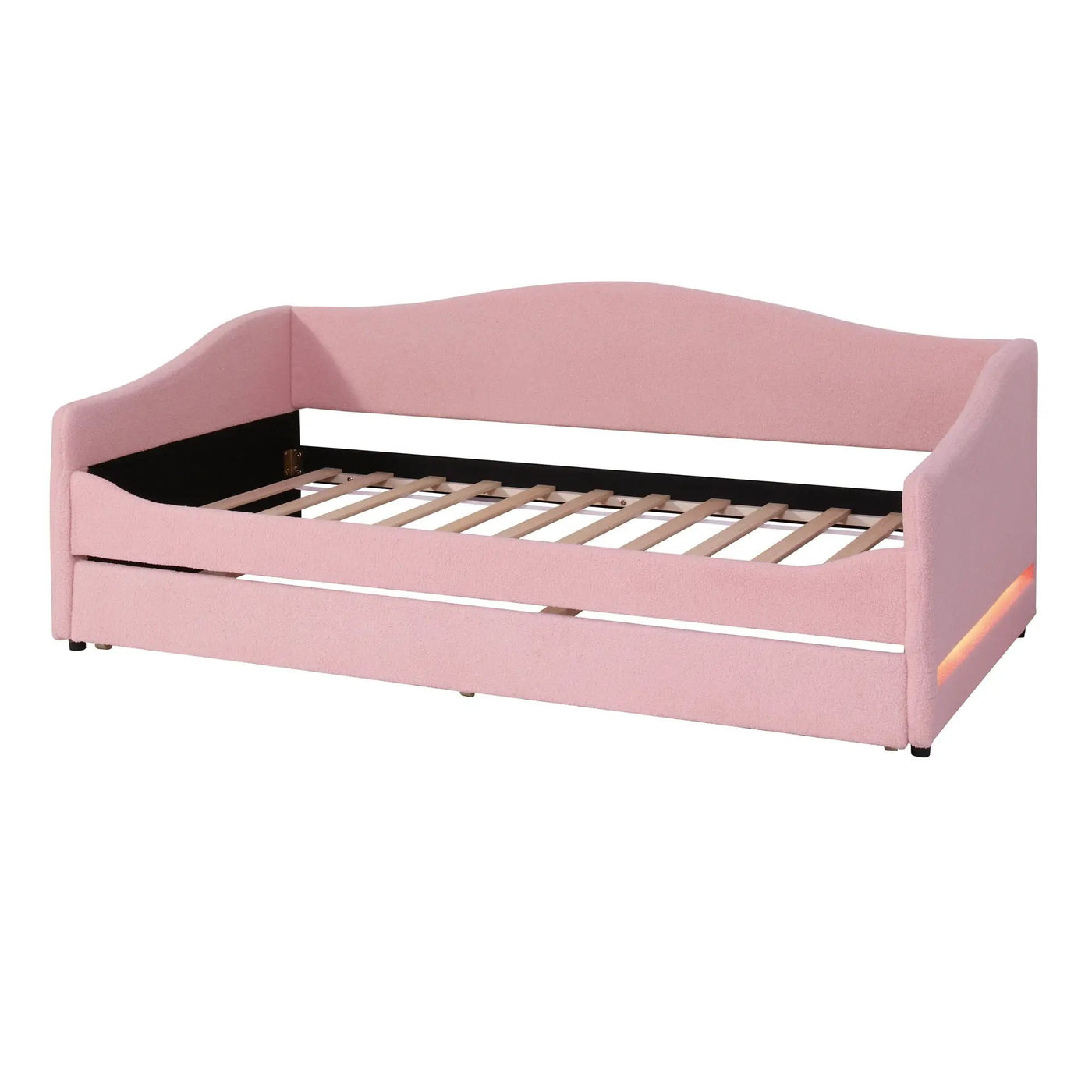 Design Upholstered Daybed With Light And Trundle by Unique Piece Furniture