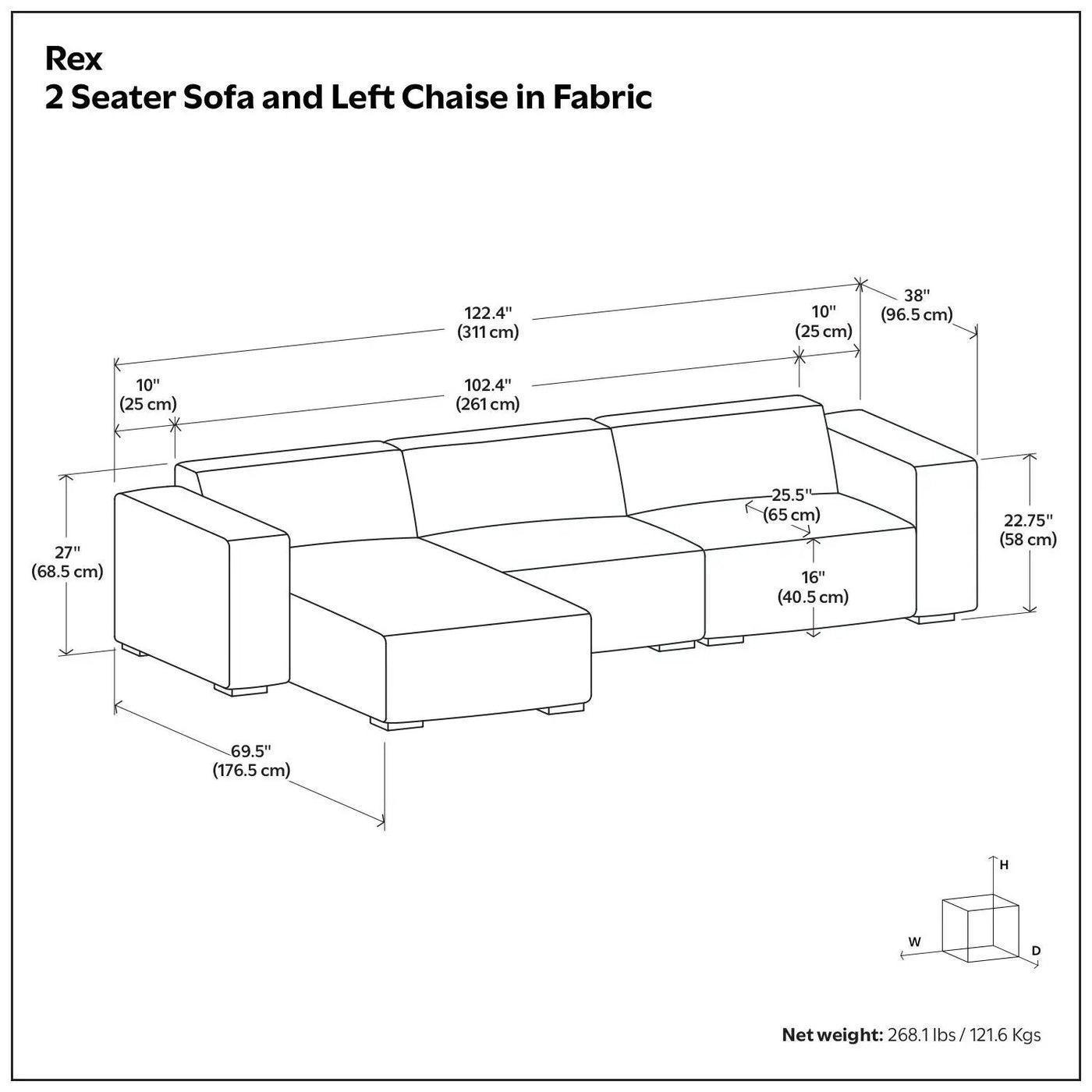 Rex - Handcrafted Sectional Sofa by HouseOfZazla