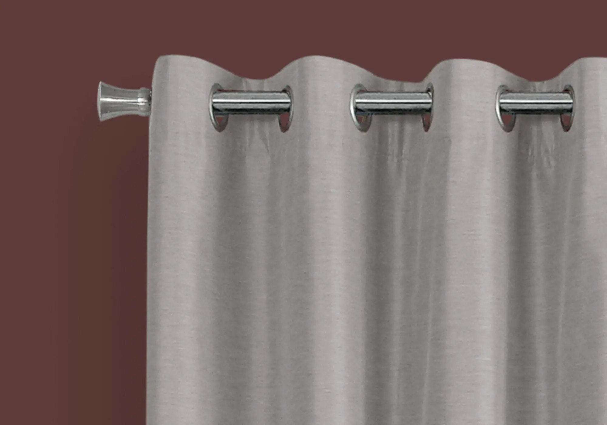 2 Pieces Set, Curtain Panel, Room Darkening, Grommet, Contemporary & Modern by Unique Piece Furniture