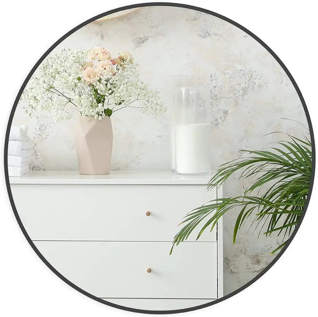 24 Inch Round Bathroom Mirror by HouseOfZazla