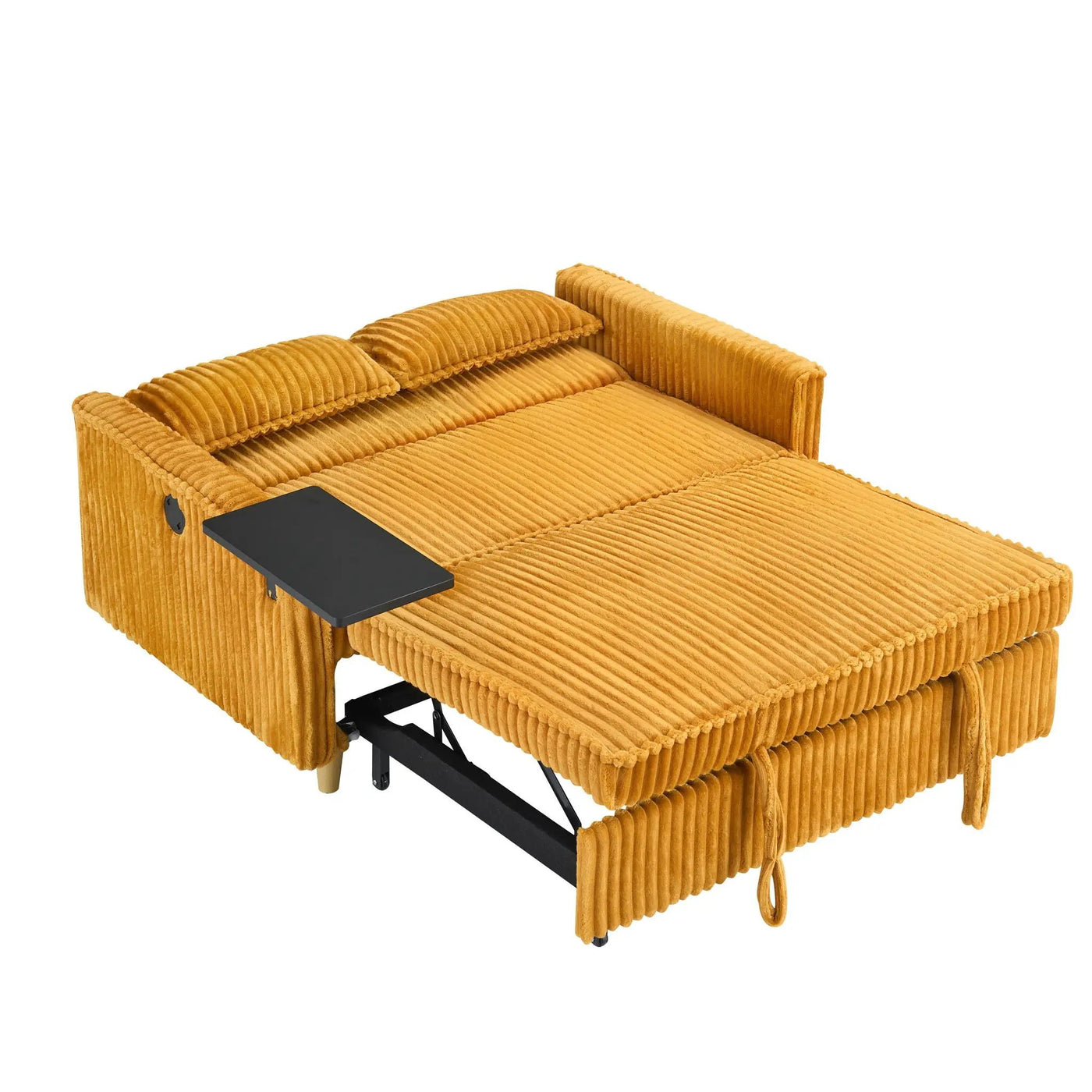 Pull Out Sofa With Movable Tabletop And USB Ports by HouseOfZazla