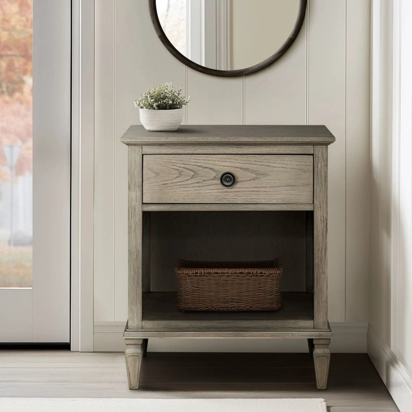 Victoria - Nightstand With Open Storage by HouseOfZazla