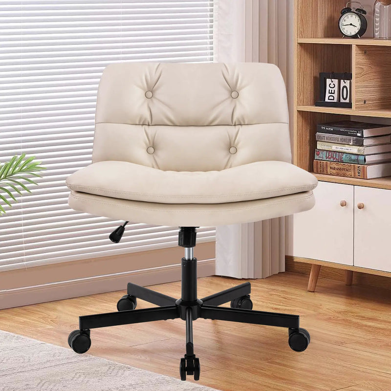 Upgrade! Larger Size 360° Swivel Home Office Desk Chair with Wheels by HouseOfZazla