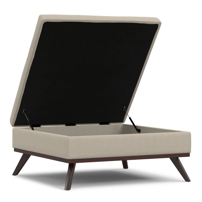 Owen - Multifunctional Square Coffee Table Storage Ottoman by Unique Piece Furniture