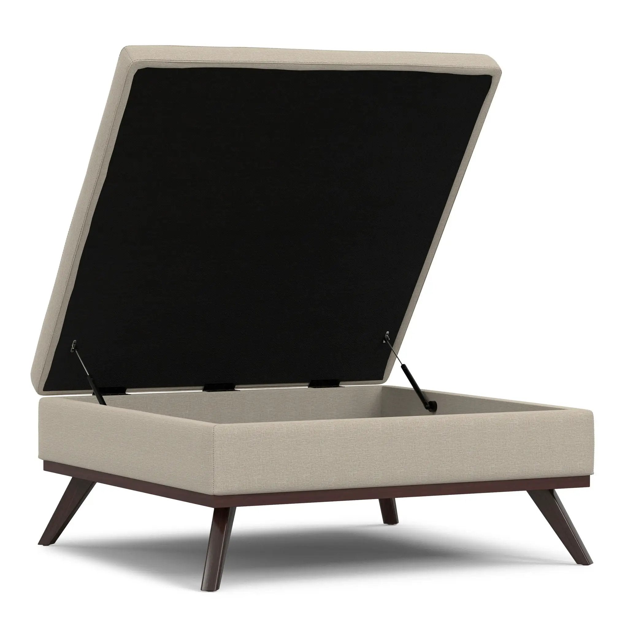 Owen - Multifunctional Square Coffee Table Storage Ottoman by Unique Piece Furniture