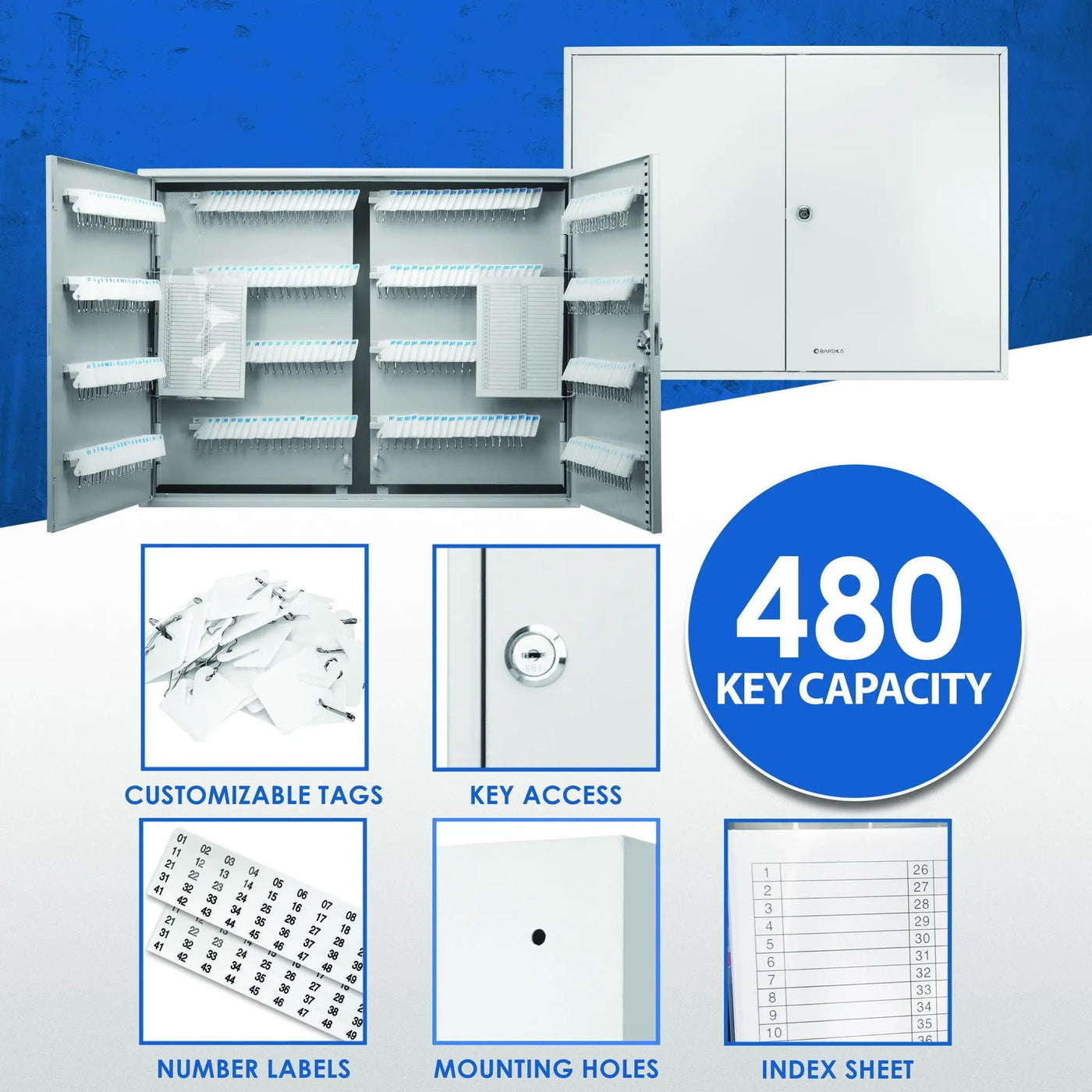 Adjustable Key Cabinet With Lock by HouseOfZazla