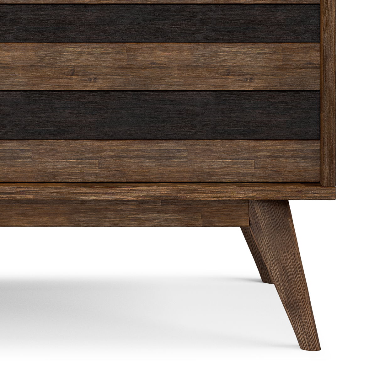 Clarkson - TV Stand - Rustic Natural Aged Brown by HouseOfZazla
