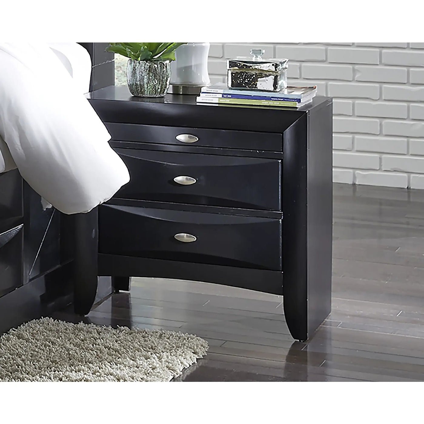 Lucille - Nightstand With Spacious Drawers by Unique Piece Furniture