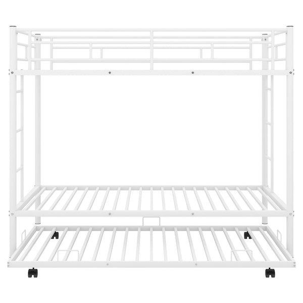 Twin Over Twin Bunk Bed With Trundle