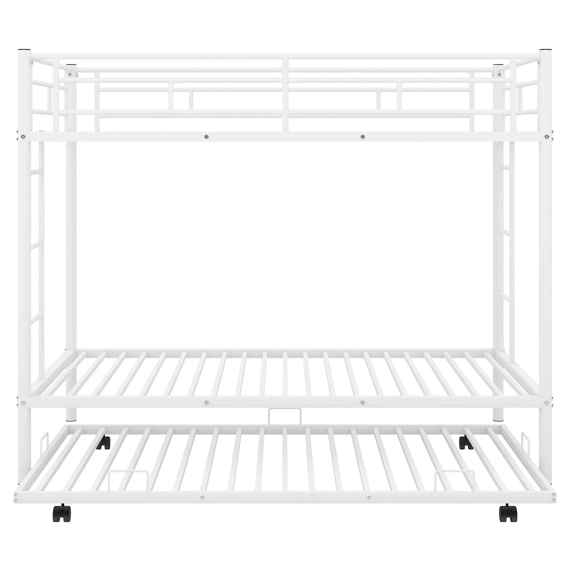 Twin Over Twin Bunk Bed With Trundle by HouseOfZazla
