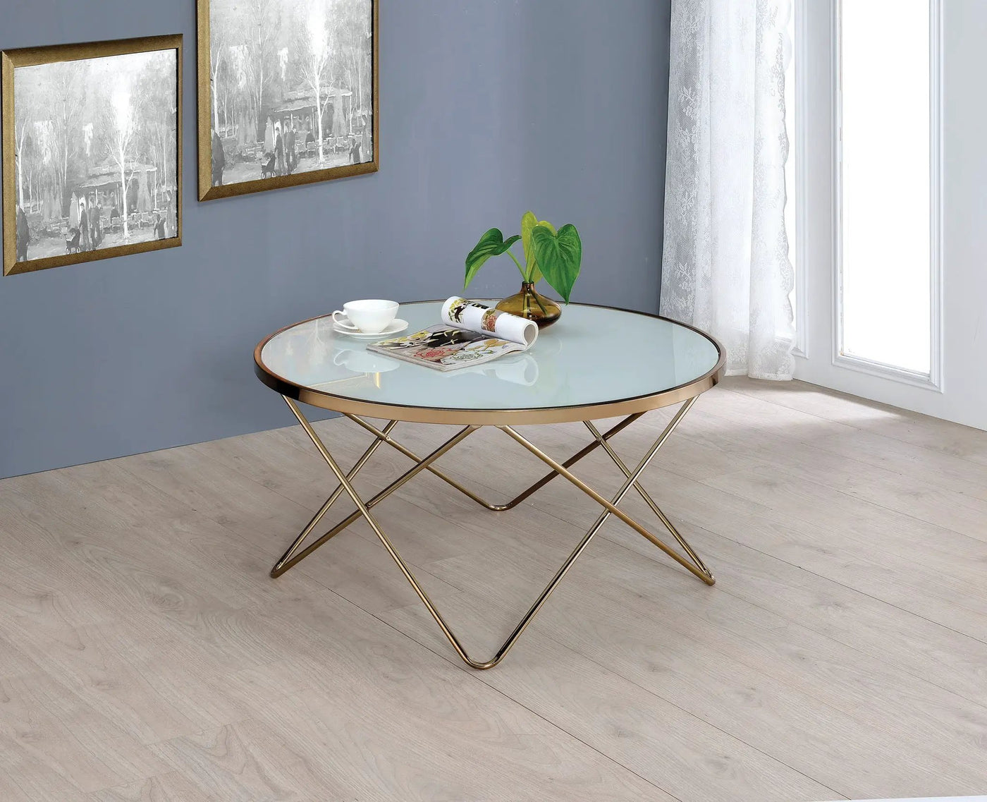 Valora Glass Coffee Table by HouseOfZazla