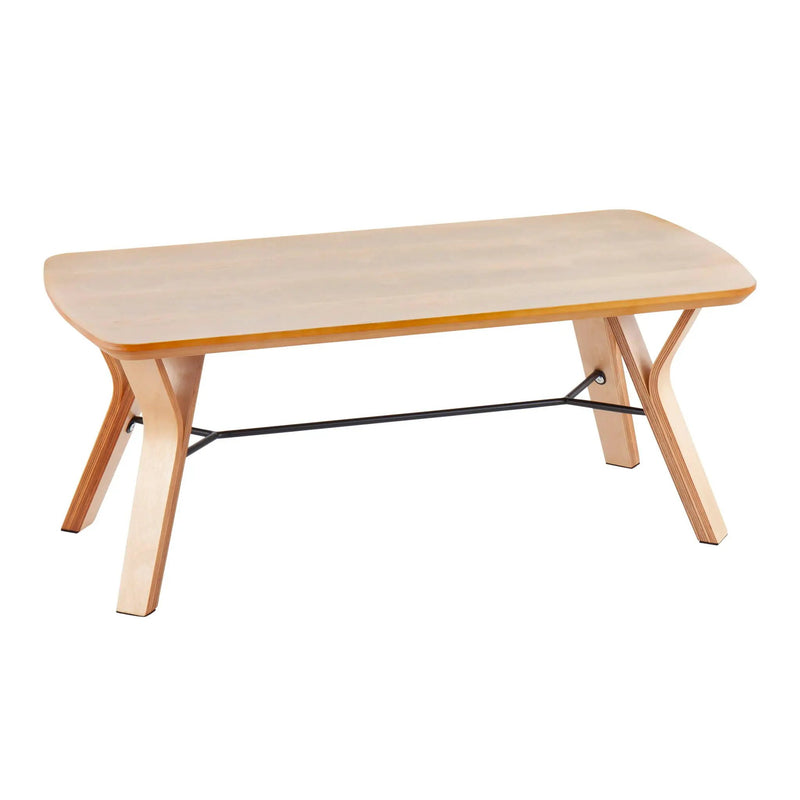 Folia - Mid-Century Modern Bench - Natural by Unique Piece Furniture