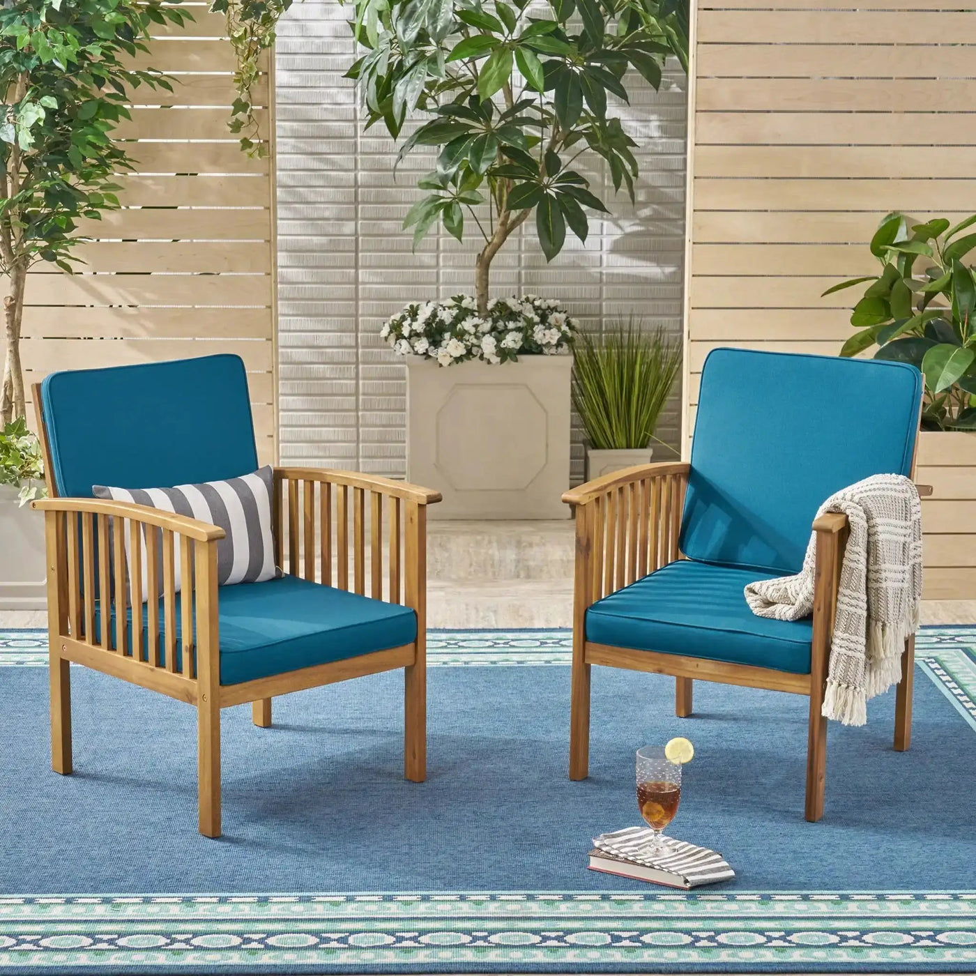 Casa Acacia Club Chair Coastal Classic Outdoor Seating by HouseOfZazla