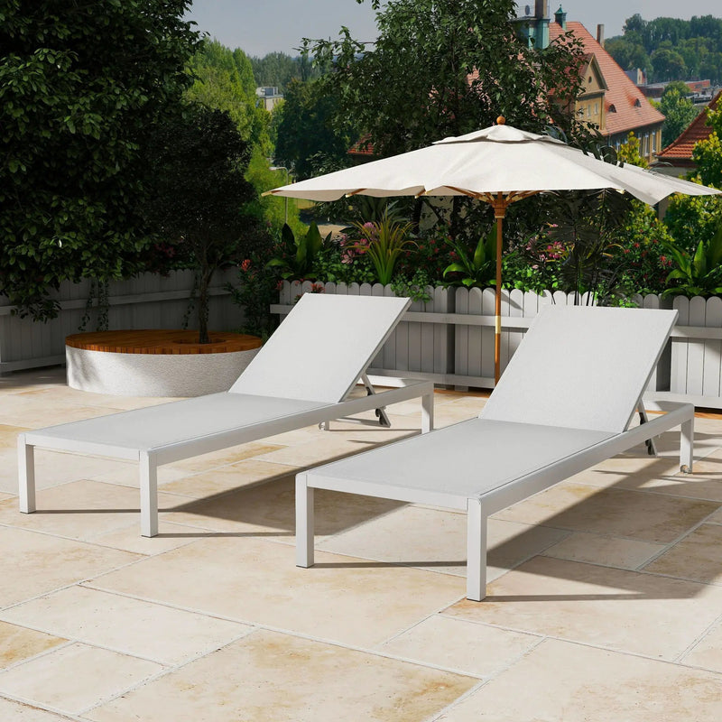 Outdoor Patio Chaise Lounge with 5 Reclining Positions by HouseOfZazla