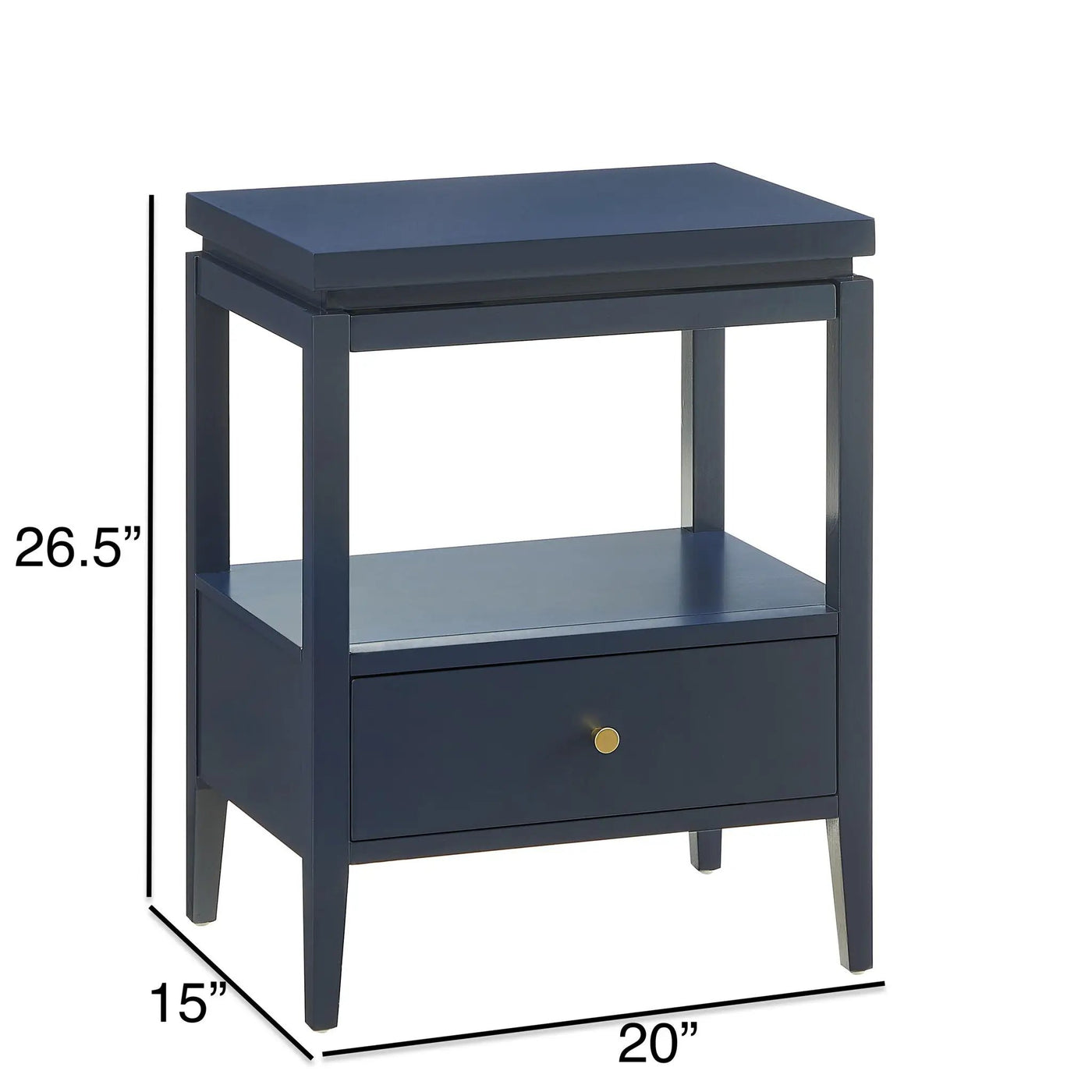Olana -1 Drawer Nightstand With Floating Top Design by HouseOfZazla