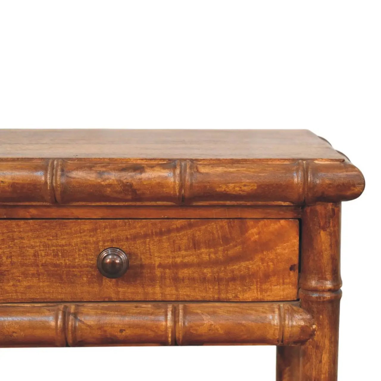 Solid Wood Bamboo Heritage Bedside Table by HouseOfZazla