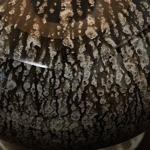 Tenslow - Glass Table Lamp - Antique Black by Unique Piece Furniture