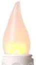Plow & Hearth Set of 4 AA Battery Operated Window LED Candle Lamps | Auto Timer | Long Lasting Bulbs Never Need Replacing | Holiday Lights | Antique Gold Base | 9 1/2 H by GreenHaven Gardens