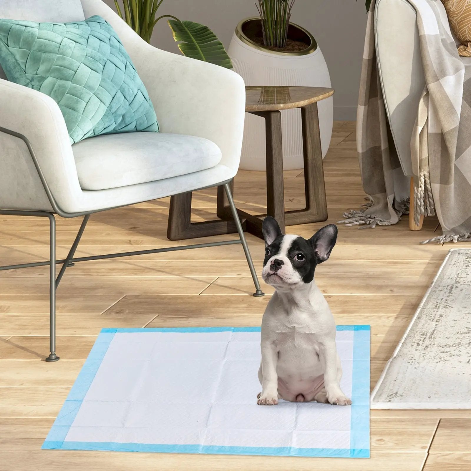 200 Pieces 24 x 24 Inch Pet Wee Pee Piddle Pad by DirectDeals