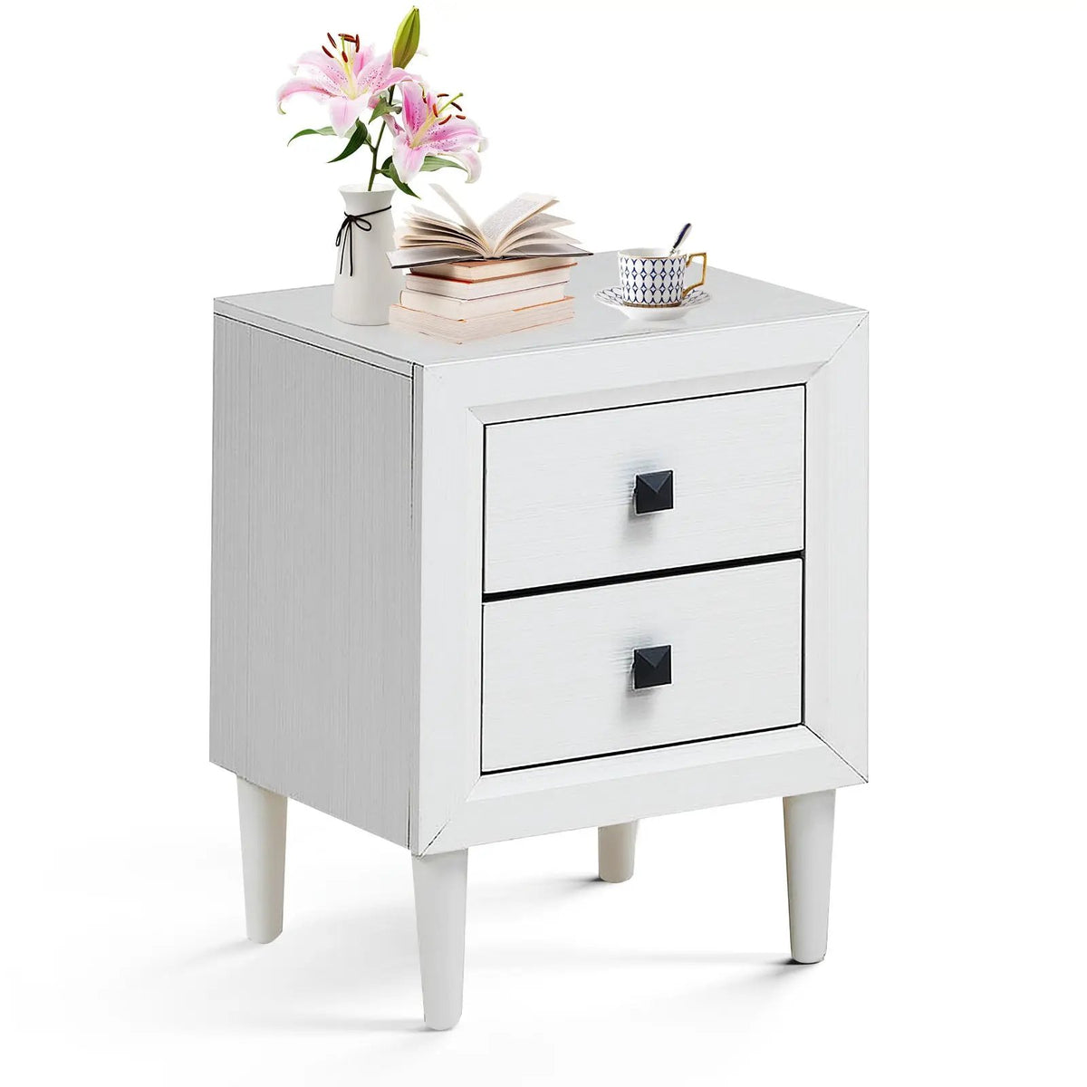 Multipurpose Retro Bedside Nightstand by DirectDeals