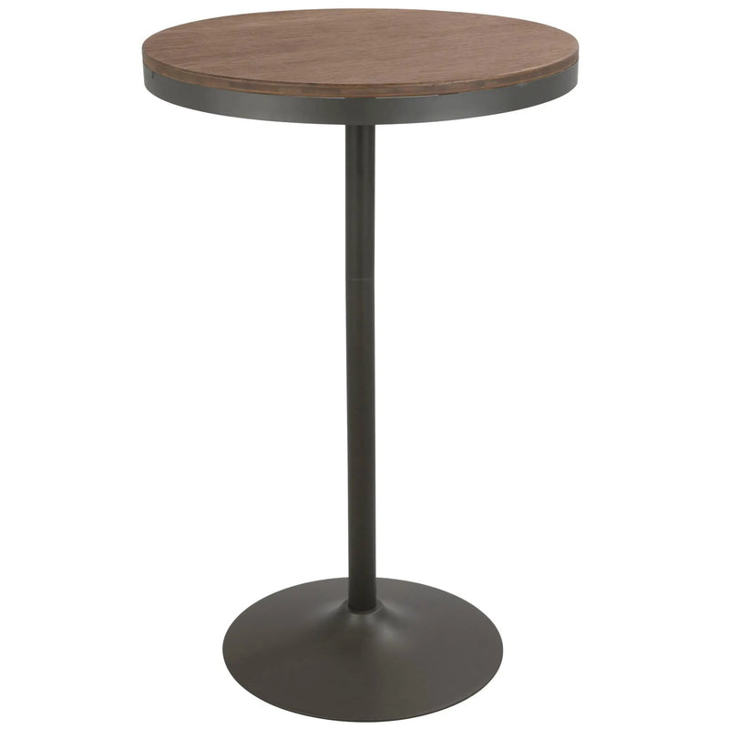 Dakota - Industrial Adjustable Bar Dinette Table by Unique Piece Furniture