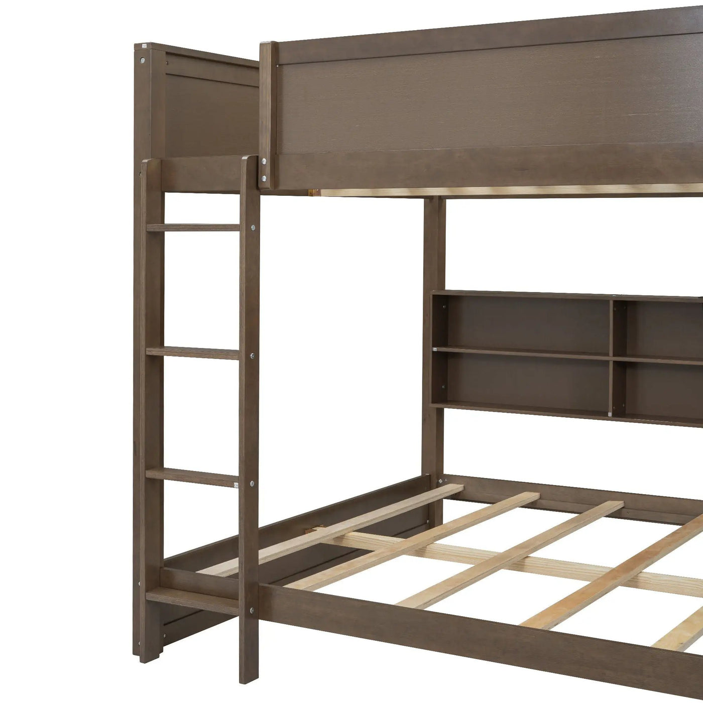 Bunk Bed With Storage Cabinets And USB Ports by HouseOfZazla