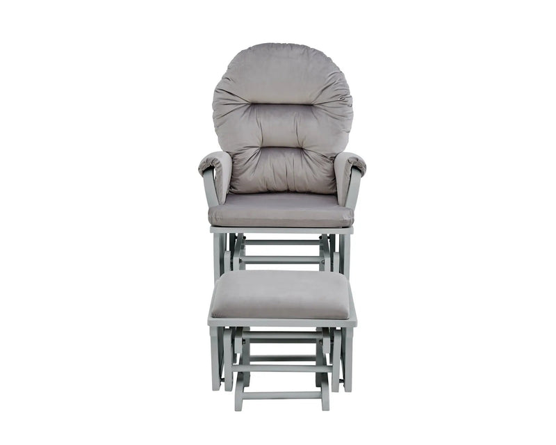 Madison - Glider And Ottoman - Gray by Unique Piece Furniture