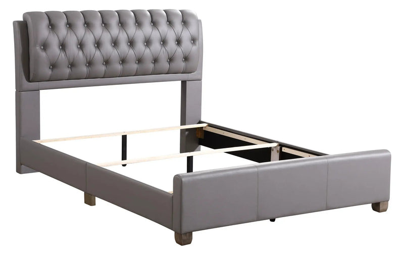Tufted Upholstered Bed by Unique Piece Furniture