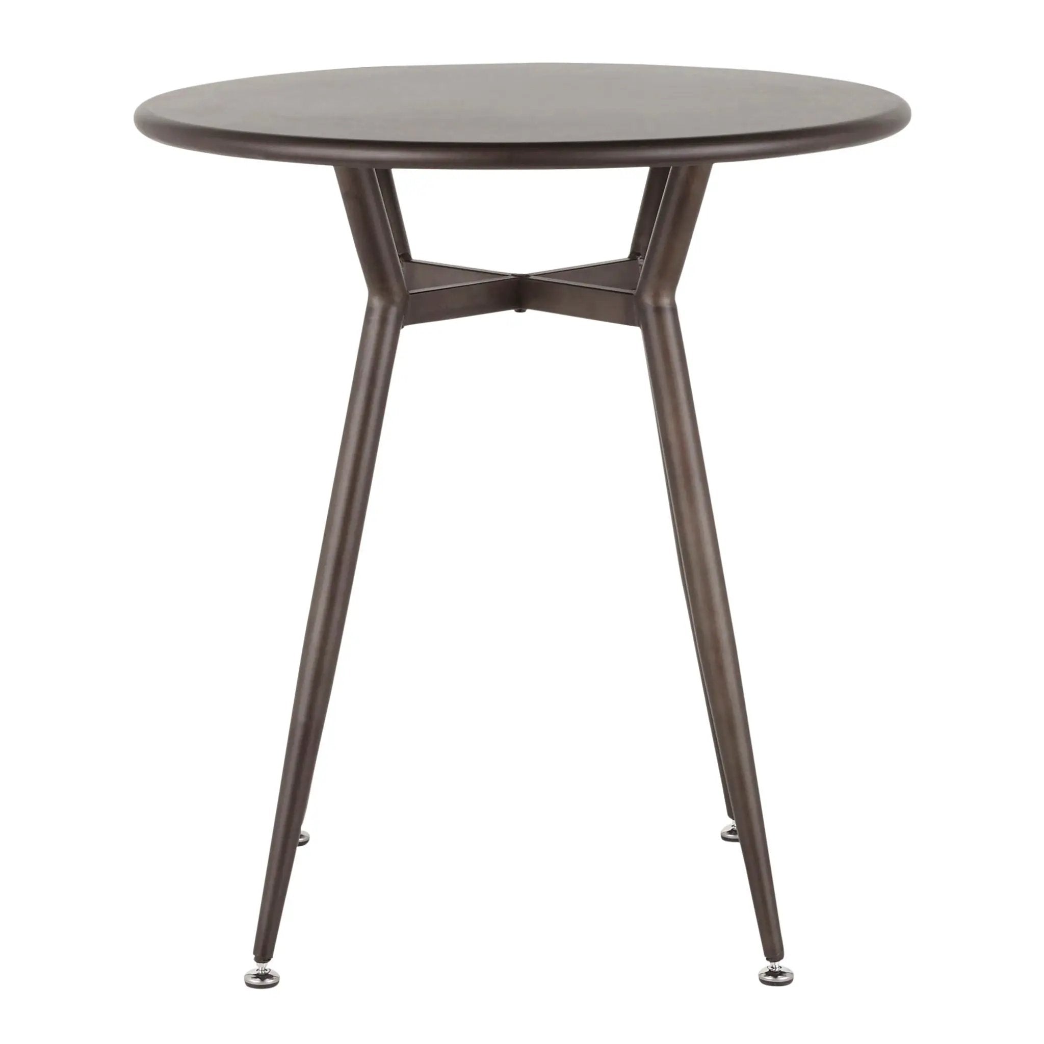 Clara - Industrial Round Dinette Table - Antique by HouseOfZazla