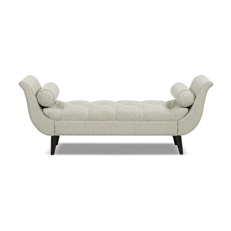 Alma Tufted Flared Arm Entryway Bench by HouseOfZazla