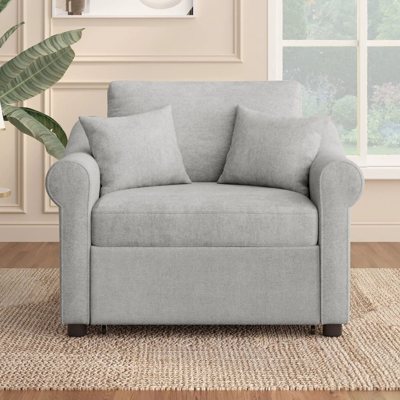 Convertible Sleeper Chair With Adjustable Backrest by HouseOfZazla