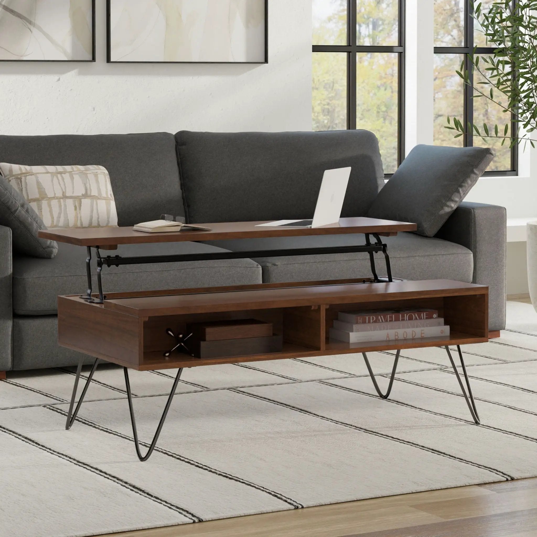 Hunter - Handcrafted Lift Top Coffee Table by Unique Piece Furniture