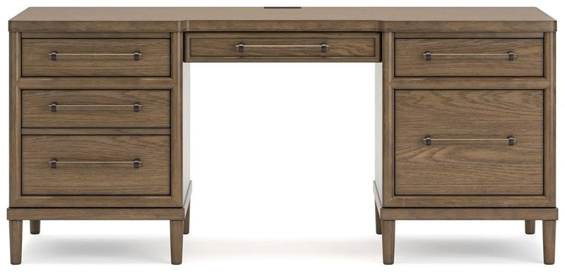 Roanhowe - Home Office Desk - Brown by Unique Piece Furniture