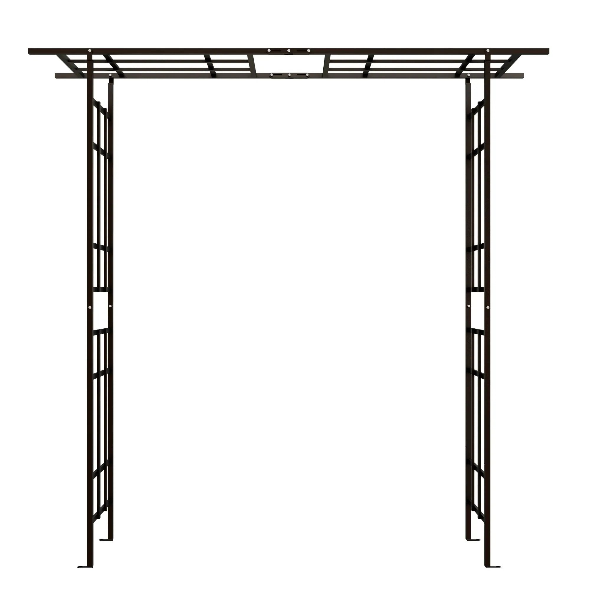 Metal Garden Arch with Adjustable Width for Climbing Plants by HouseOfZazla