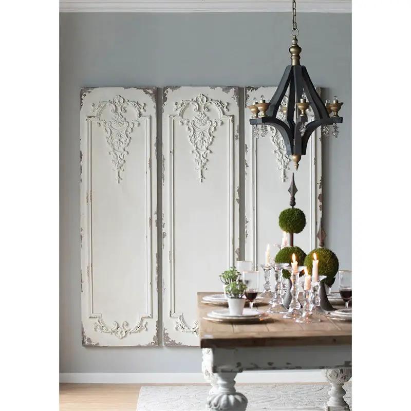 Set Of Large Wooden Rectangle Hanging Panels by Unique Piece Furniture