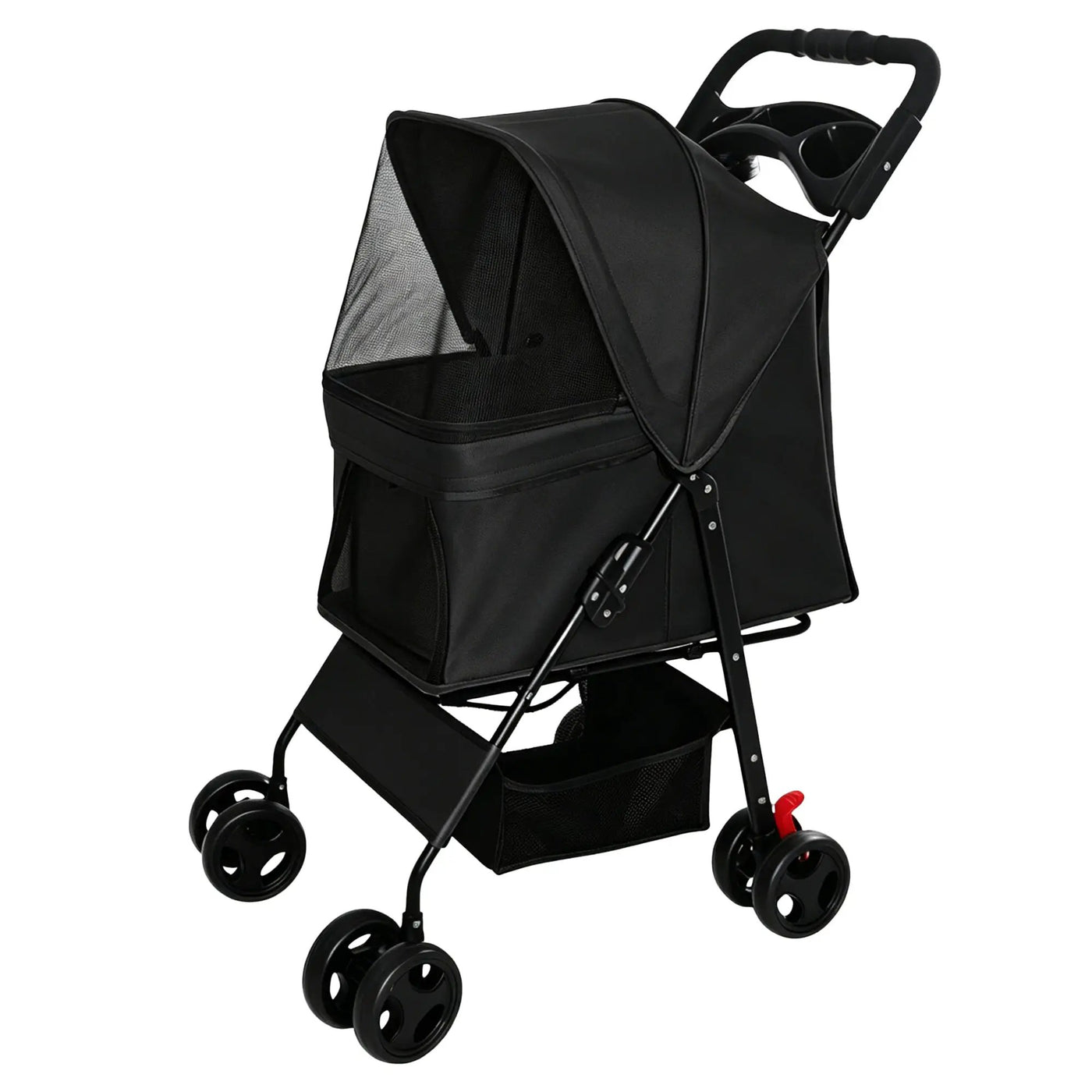 Foldable Pet Stroller for Small Dogs and Cats Under 28 lbs by HouseOfZazla