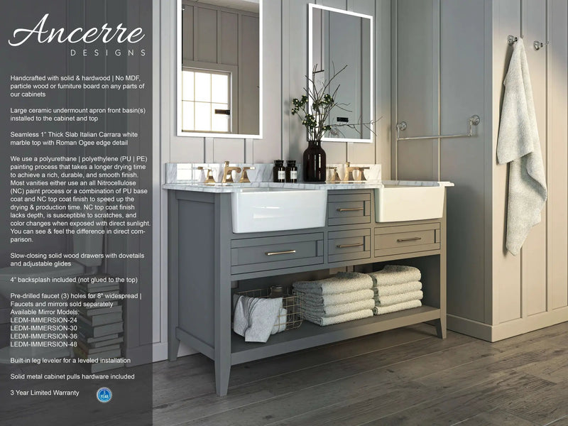 Hayley 60" Bath Vanity Set by Ancerre Designs