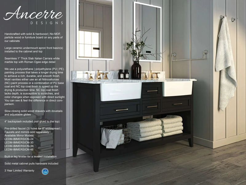 Hayley 60" Bath Vanity Set by Ancerre Designs
