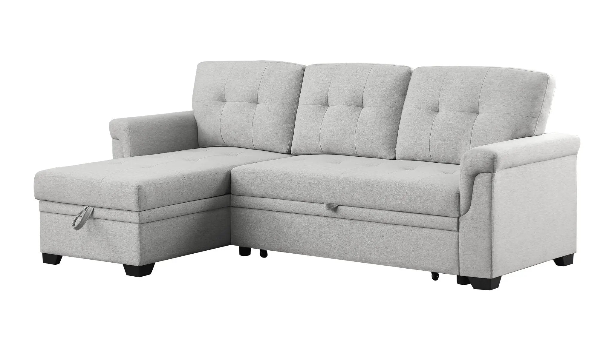 Destiny - Reversible Sleeper Sectional Sofa With Storage Chaise by Unique Piece Furniture