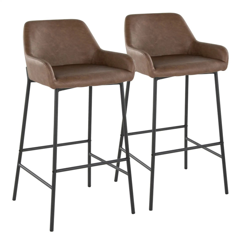 Daniella - Contemporary Fixed Height Barstool (Set of 2) by Unique Piece Furniture