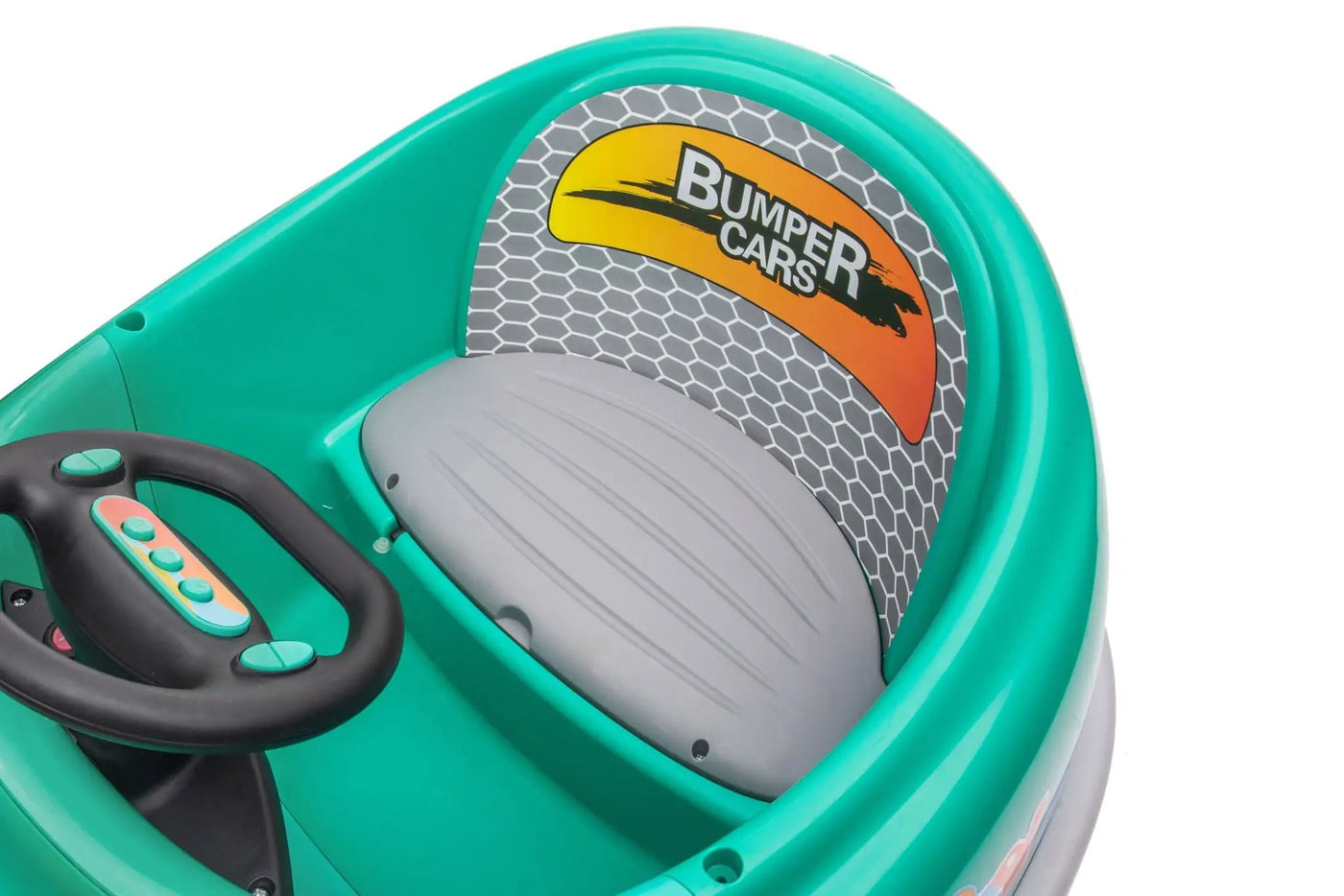Bumper Car For Kids, 12V Dual Drive 1-6 Years Old Children's Electric Car With Pushrod Dinner Plate USB Bt Music Rocking Horse Mode Anti-Collision Bumper Ride On Car by HouseOfZazla