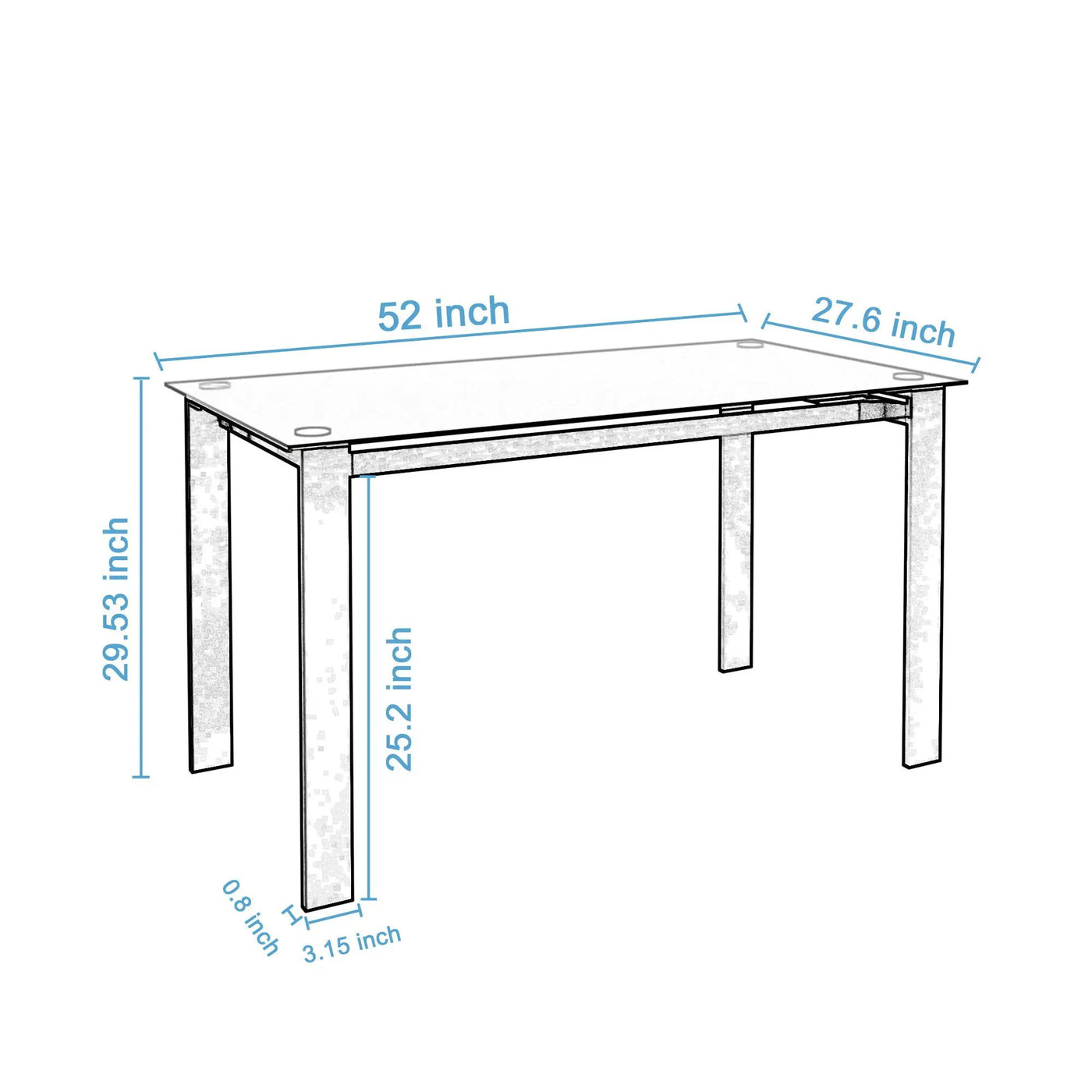 Multifunction Dining Table for Dining and Living Room by HouseOfZazla