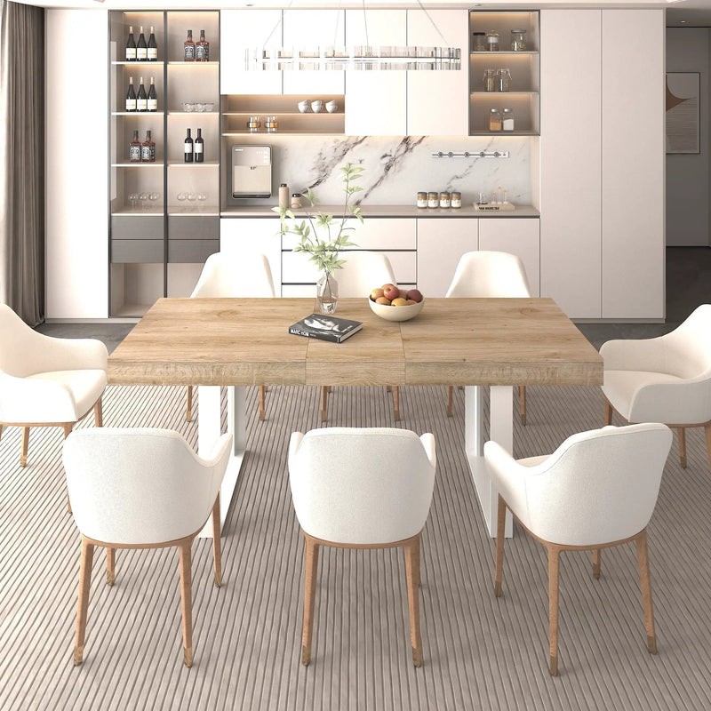 Extendable Dining Room Table for 6-10 by HouseOfZazla