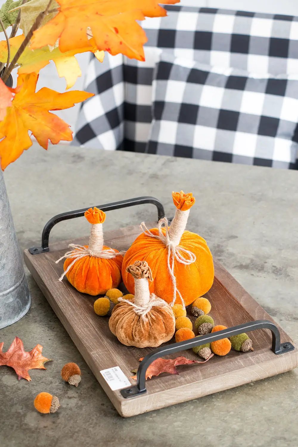 Pumpkin Ornament For Holiday Harvest Festival Fall Festival & Thanksgiving (Set of 6) by HouseOfZazla